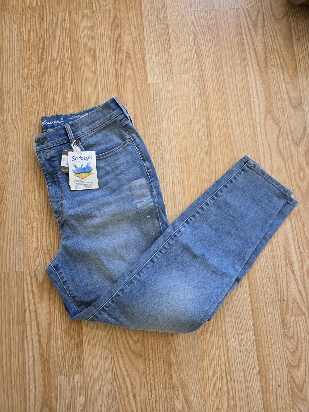 Eddie Bauer Women's Curvey Skinny Jeans Size 14